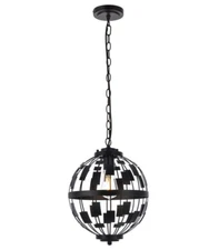 Chandelier Pendant Black Modern Globe Kitchen Island Light Fixture Dining Room