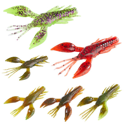 Balzer Shirasu Scary Crab 7cm 4g schwimmend 6 Stück Krebs Finesse T / C Ned Rig