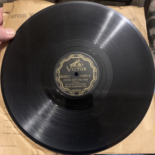 Benny Goodman Trio - China Boy/Oh Lady Be Good - Victor 25333 - Sehr guter Zustand - Bild 3 von 4