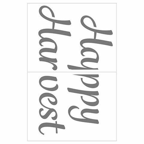 Small 6x8 Adhesive Stencils in Fall Designs, 6 pack - Picture 9 of 9