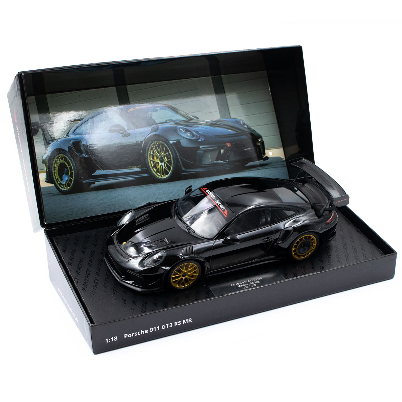Manthey-racing Porsche 911 Gt3 Rs Mr 1:18 Schwarz Collector Edition