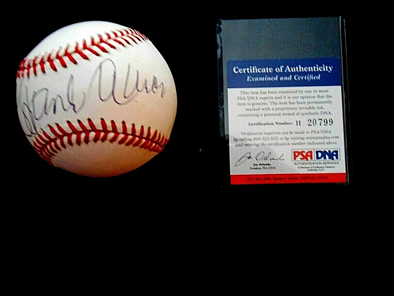Hank Aaron Signed/Autographed Baseball Signature Certification By PSA/DNA!