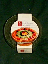 Roshco BAKERS ADVANTAGE 6 Pack Round Fluted Cake Pans Steel Bakeware 28703