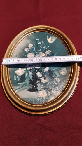 Bilderrahmen goldfarben, Blumenbild, Stilleben, Dekorativ, Rarität - Bild 5 von 12