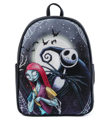 Loungefly Disney NBC Simply Meant to Be Mini Backpack Loungefly Disney NBC ZERO Purple AOP | Mercari main image 2