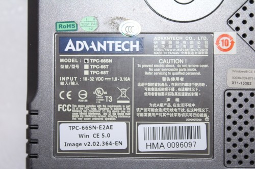ADVANTECH TPC66SN-E2AE 5.7" QVGA Panel Táctil PC, PXA270 416 MHz, 64 MB - Imagen 3 de 6