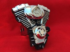 V-twin Harley Davidson Engine Motor Billet Trailer Hitch Cover Plug 2 X 2
