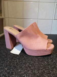 pink suede sandals uk