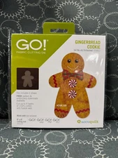 AccuQuilt GO! Gingerbread Cookie Fabric Cutting Die 55862 - NEW
