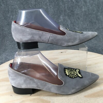 Tommy Hilfiger Shoes Womens Twhansun Slip On Flat Gray