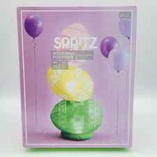 Spritz Easter Egg Inflatable Stack of 3 Eggs Indoor Outdoor Decor 4 Ft Spring
