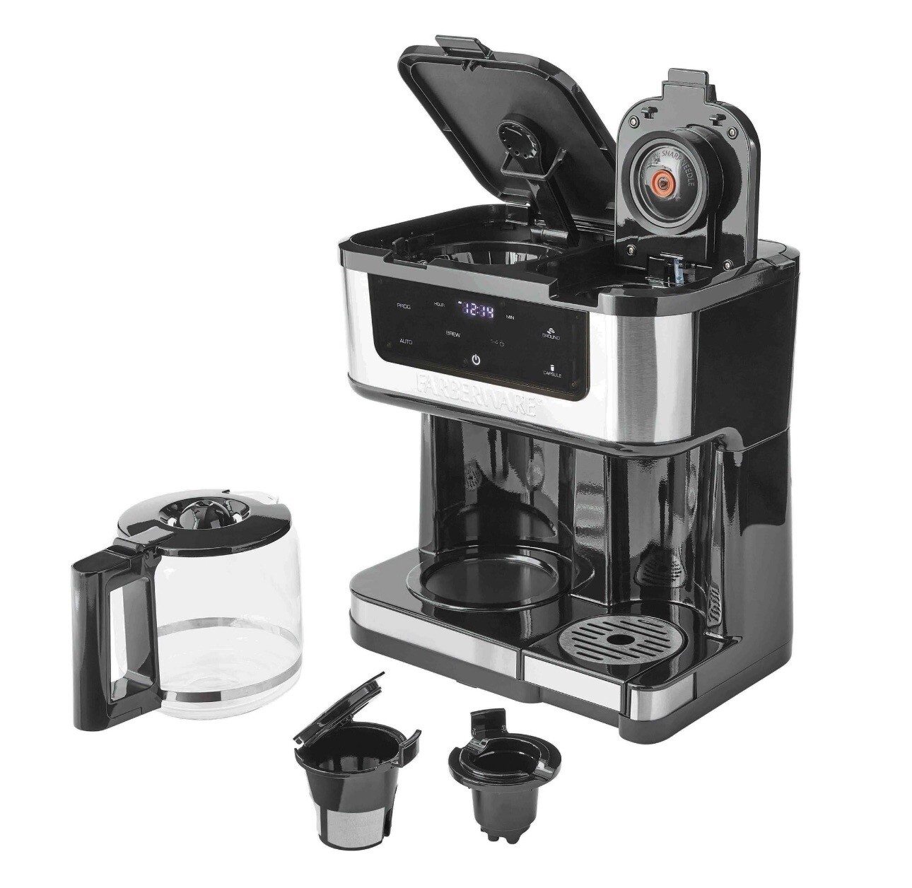 “Farberware Side by Side Coffee Maker Black & Stainless, New” eBay