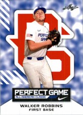 5-Count Lot WALKER ROBBINS 2015 Leaf Perfect Game All-American Classic Rookies