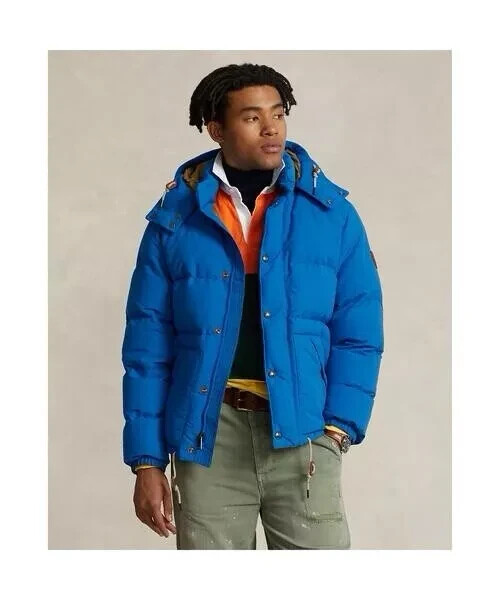 $598 Polo Ralph Lauren The Wainwright Blue Down Jacket 650 Fill