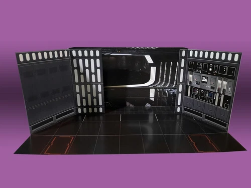 Imperial Pilot Ready Room Custom Playset Backdrop Star Wars TVC Hasbro Kenner