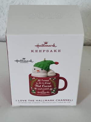 ''I Love The Hallmark Channel!'' 2019 / Weihnachtsschmuck / Sammler (J3)