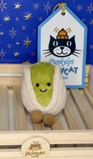 Authentic Jellycat   Amuseables Horatio Pistachio  Dust Bag  Tag Shield NWT