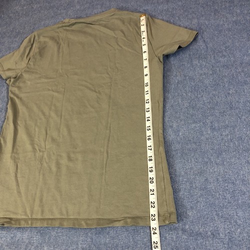 Calvin Klein Performance Women's Stretch T-Shirt  With Logo Olive Green Size Lg - Picture 7 of 9