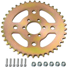 Mini Bike Sprocket 40T 420 Chain 6 Hole Sporcket High-Speed Rear Sporcket for Co