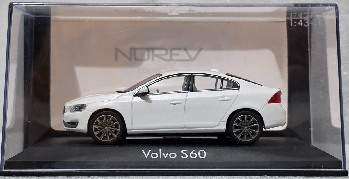 Volvo S60 2013 Crystal White Pearl 1/43 Norev 870010 Diecast Model