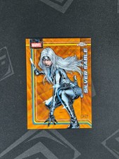 2026 Topps Chrome Marvel Orange Refractor #158 SILVER SABLE /25 M02