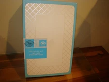 GARTNER Invitation Kit Ivory Diamond Invite #81380 50 ct Unsealed