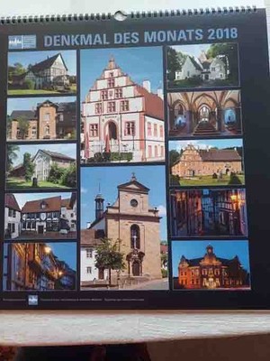 Historische Städte Denkmal 2018  OWL Blomberg Schieder-Schwalenberg 42x42 cm