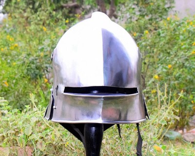 16 Gauge Medieval German Sallet Helmet Knight Armor Europeon Maximus Helmet