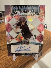2024 Leaf Metal Baseball Gavin Grahovac Prospect RC Auto #1/1 - Diamond Wonders