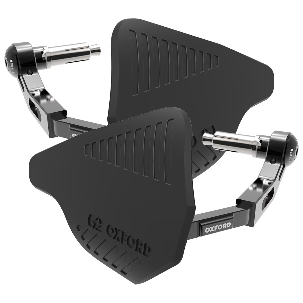Oxford Premium Aluminium Lever and Hand Guard Pair Motorbike Motorcycle Bar End