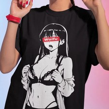 Cute Unisex Waifu Anime T-Shirt, Manga Shirt
