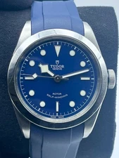 TUDOR Black Bay 41  Blue Dial, OEM Rubber Strap + OEM Leather Strap + AM Jubilee