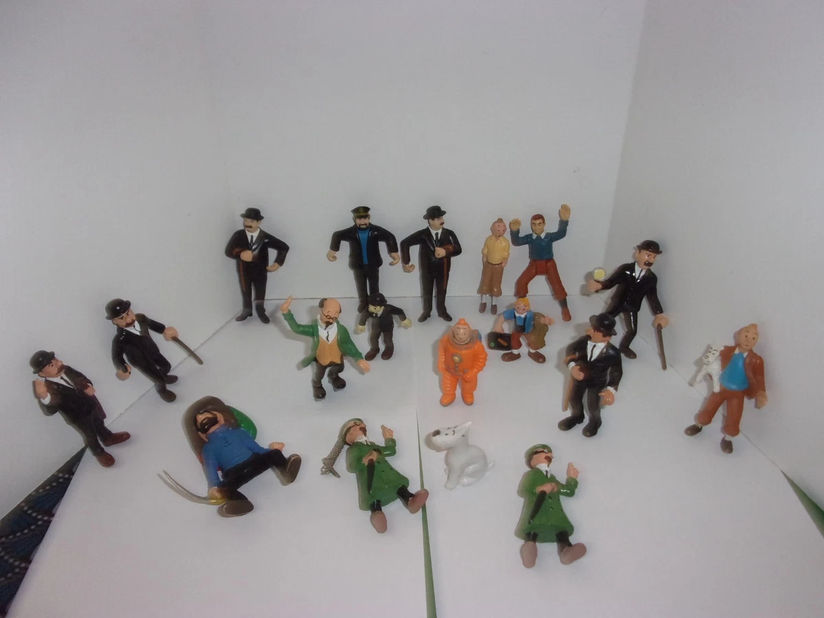Complete Set 6 PVC Figure Figurine TINTIN Schleich 1985
