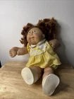 Vintage 1982 Cabbage Patch Kid Doll Coleco Brown Hair Brown Eyes