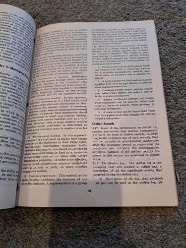 Shelter Management Lehrbuch Department Defense Office Zivilschutz Juli 1967 - Bild 7 von 7