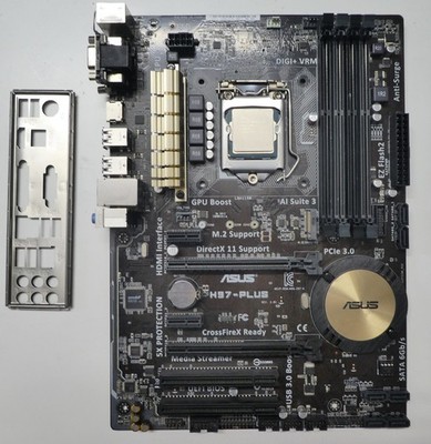 ASUS H97-PLUS + Intel I7-4770 CPU + 4x4GB 1600Mhz Crucial Ballistix DDR3