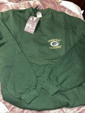 Vintage Green Bay Packers Sweatshirt Mens XL NFL Football Oneita New Tag 90s