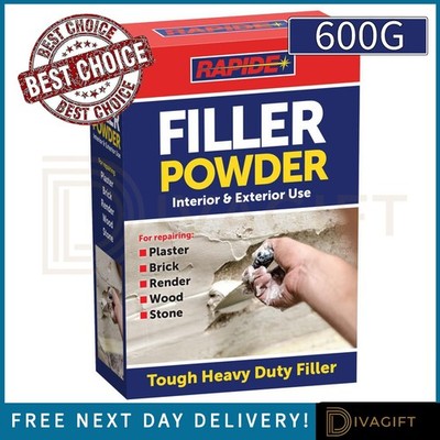 FÜLLPULVER 600G RAPIDE ROBUST SCHWERLAST PUTZ ZIEGEL HOLZPUTZ STEINMAUER