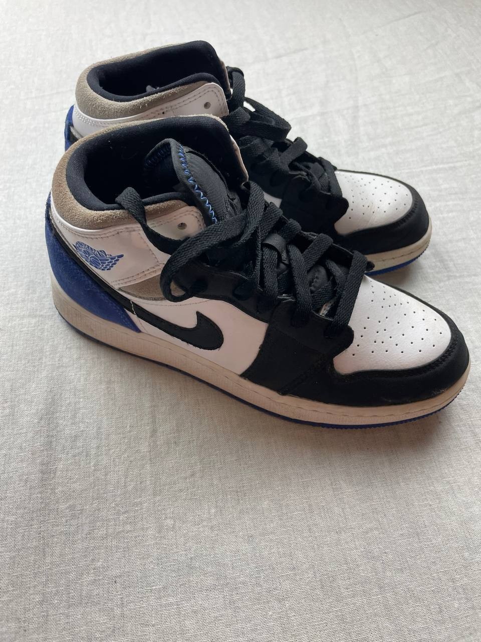 Nike Air Jordan Retro 1 SE Union Mid GS Royal Blue Black BQ6931 102 Size 5.5Y