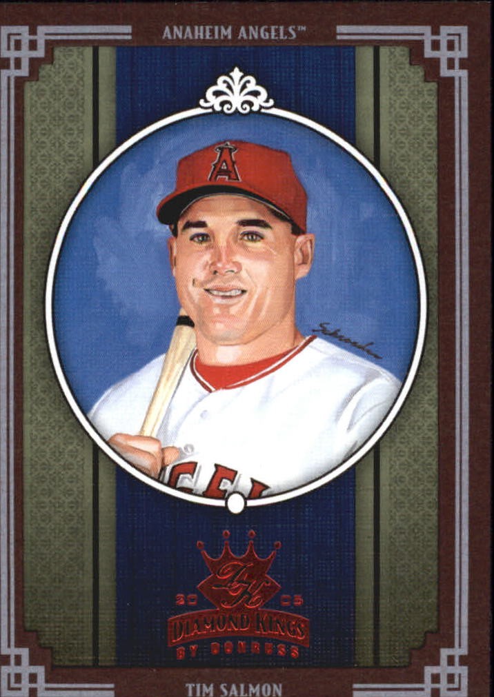 2005 Diamond Kings Framed Red #5 Tim Salmon - BB
