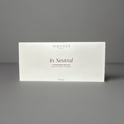 Wander Beauty In Neutral Eyeshadow Palette 10 Colors 7.5g Full Size New! NIB