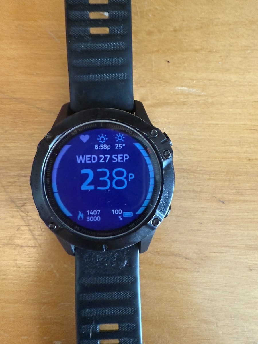 Buy Garmin Fenix 6X Pro Premium Multisport GPS Watch Black