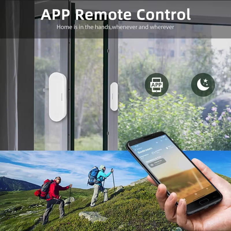 Tuya Matter Thread Door Window Sensor USB Powered Smart Home Wireless Detector W - Image 4 of 4