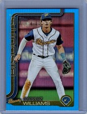 2025 Topps Pro Debut Carson Williams Blue Foil /150 Montgomery Biscuits