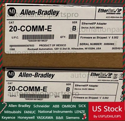 2022 New SEALED Allen Bradley 20-COMM-E /B ENet/IP to DPI Communication 20COMME