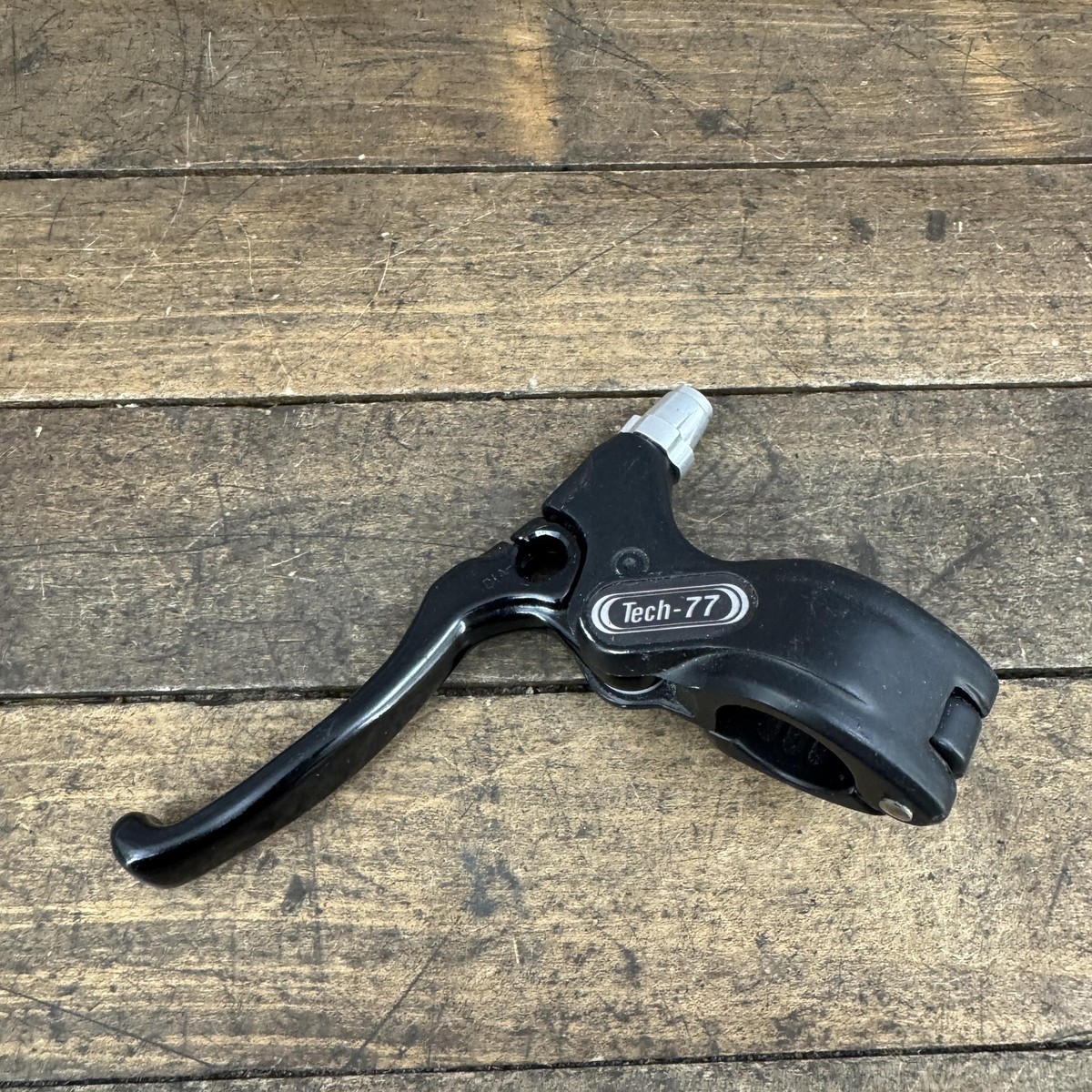 merci　17 Dia-Compe Tech-77 BMX Brake Lever Left Black 2-Finger 22.2mm