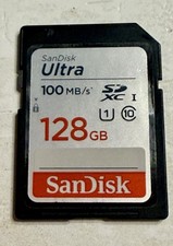 SanDisk 128GB Ultra UHS-I SDXC Memory Card