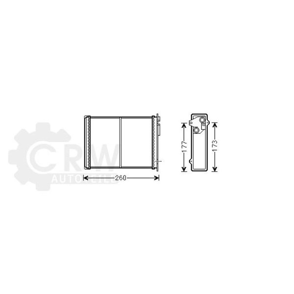 WäRmetauscher Innenraumheizung FüR CitroëN Jumper Kasten 2.8 Hdi 4X4 Bj.02-06-image