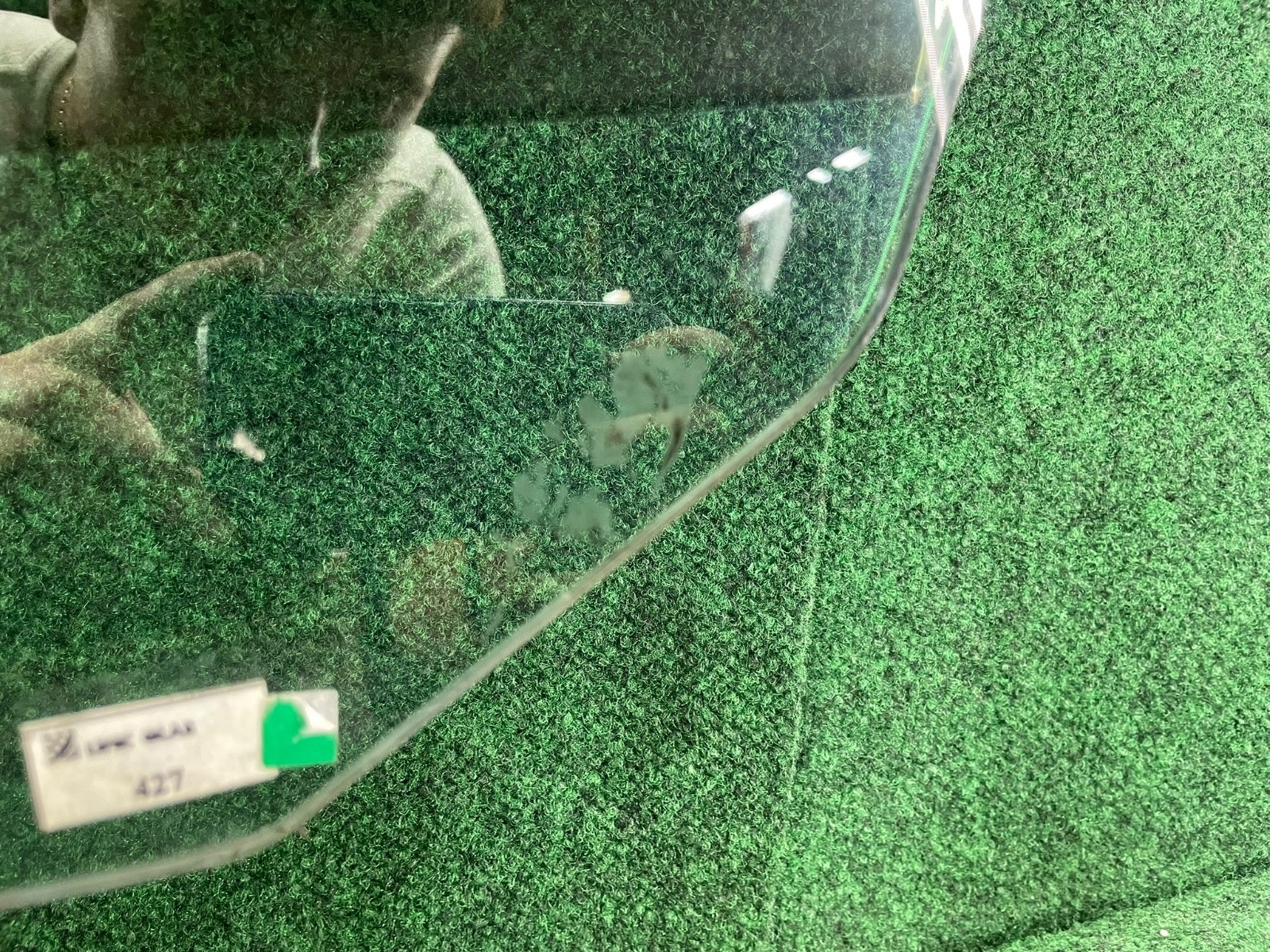 07-18 Bentley Continental GTC Front Left Side Door Window Glass 3W7845021F OEM