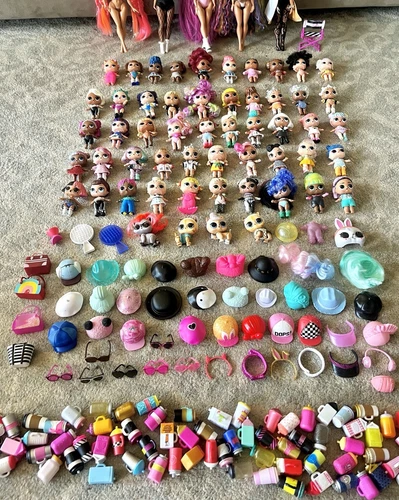 Lot of LOL Surprise Dolls & Accessories, Boys, Pets, Little & Big Sisters